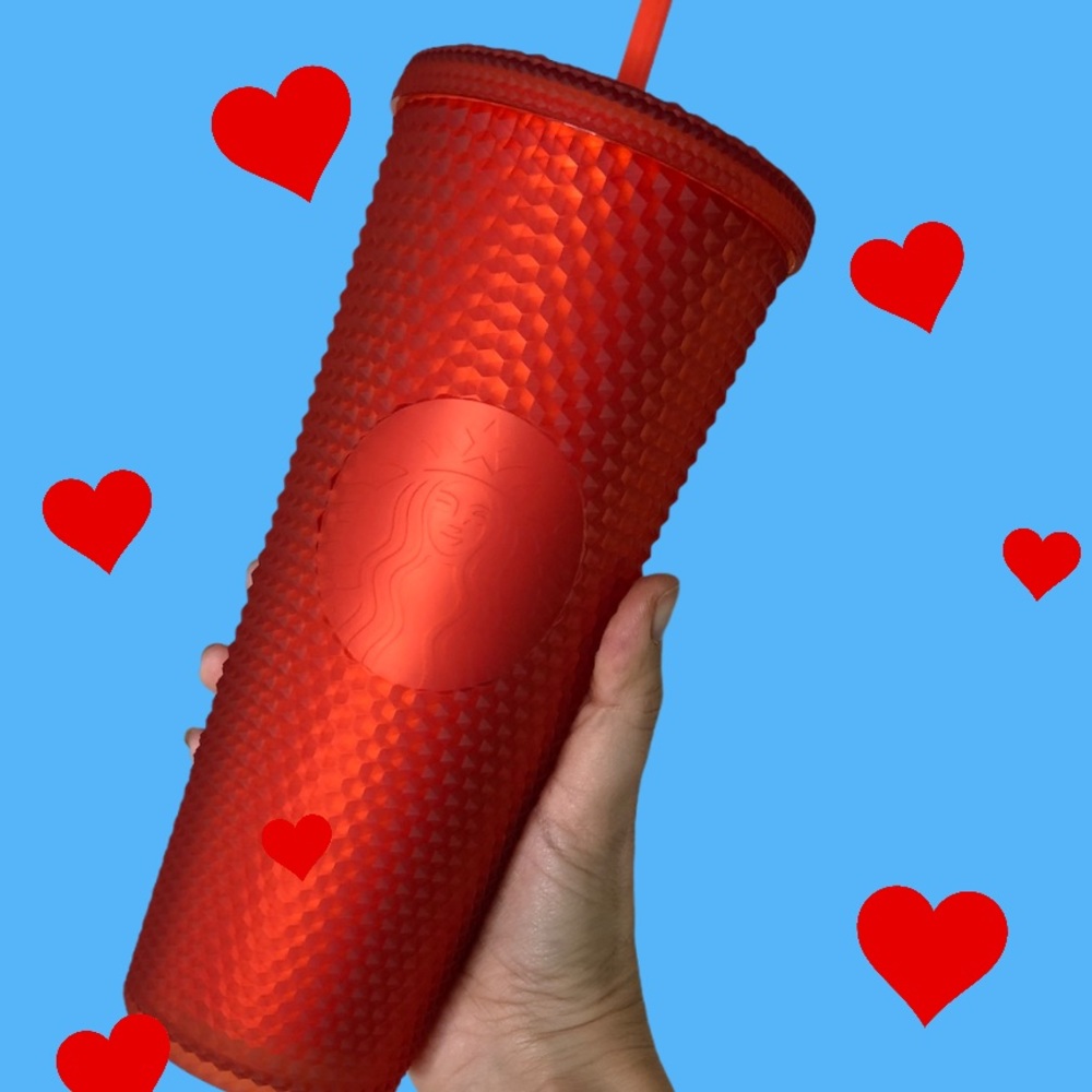NEW Starbucks Red Studded Venti Tumbler, 24 oz